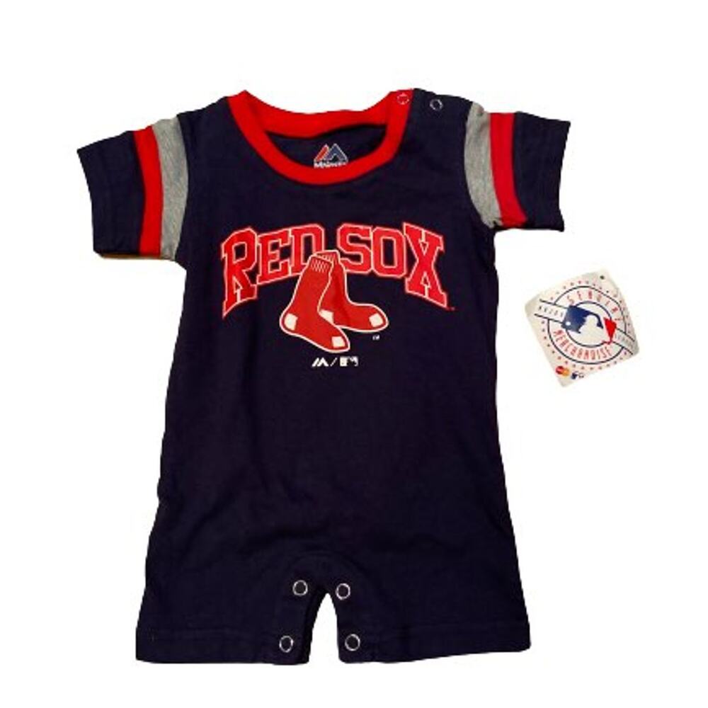 MLB Boston Red Sox Boy’s 0/3M Graphic One Piece